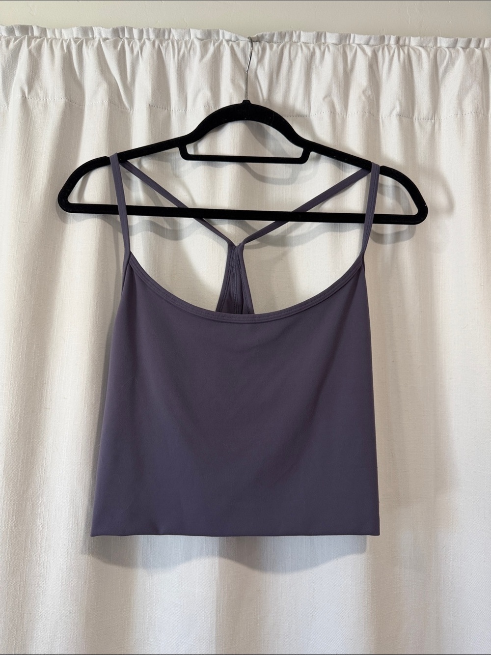 Vuori Purple Crop Tank